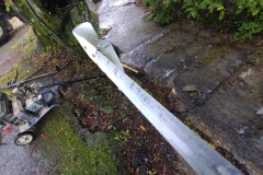 山水を利用して
